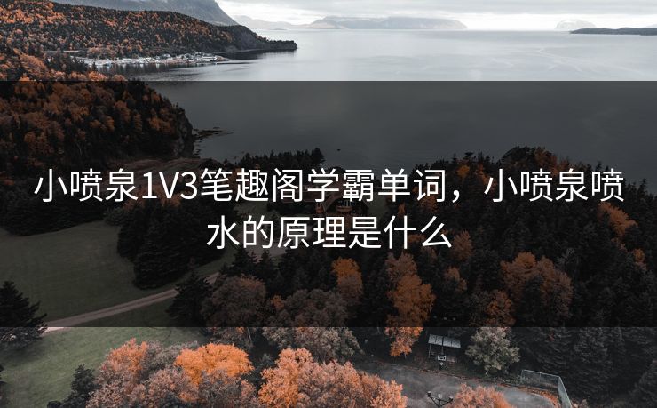 小喷泉1V3笔趣阁学霸单词，小喷泉喷水的原理是什么